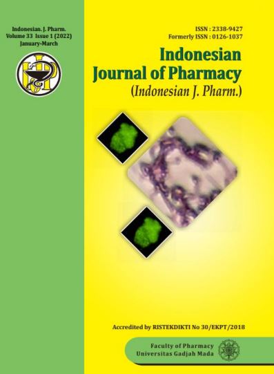 Journal of Pharmacy Indonesia (Indonesia J.Pharm) Vol. 33 No. 3 Tahun 2022