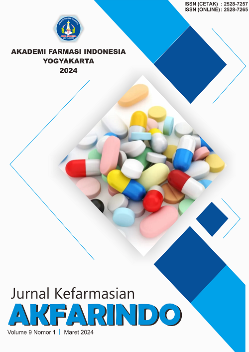 JURNAL KEFARMASIAN AKFARINDO : Identifikasi Parasetamol pada Jamu Pegal Linu di Pasar Perumnas Klender Jakarta Timur Metode Kromatogragi Lapis Tipis Periode Juli 2023