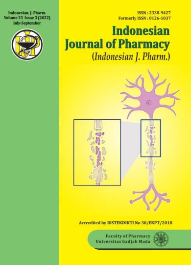 Journal of Pharmacy Indonesia (Indonesia J.Pharm) Vol. 34 No. 1 Tahun 2023