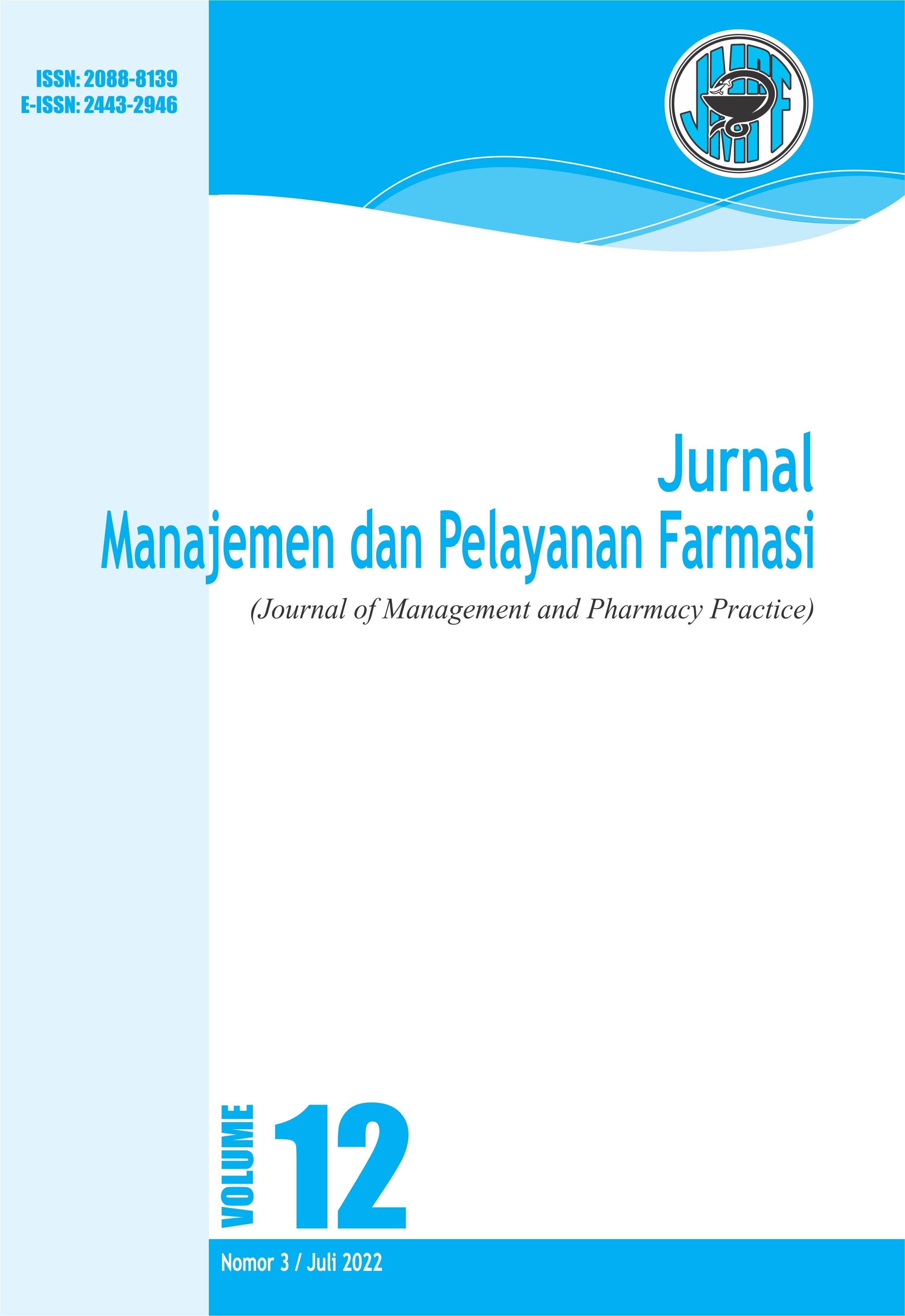 Jurnal Manajemen dan Pelayanan Farmasi Vol.12 No.3 2022