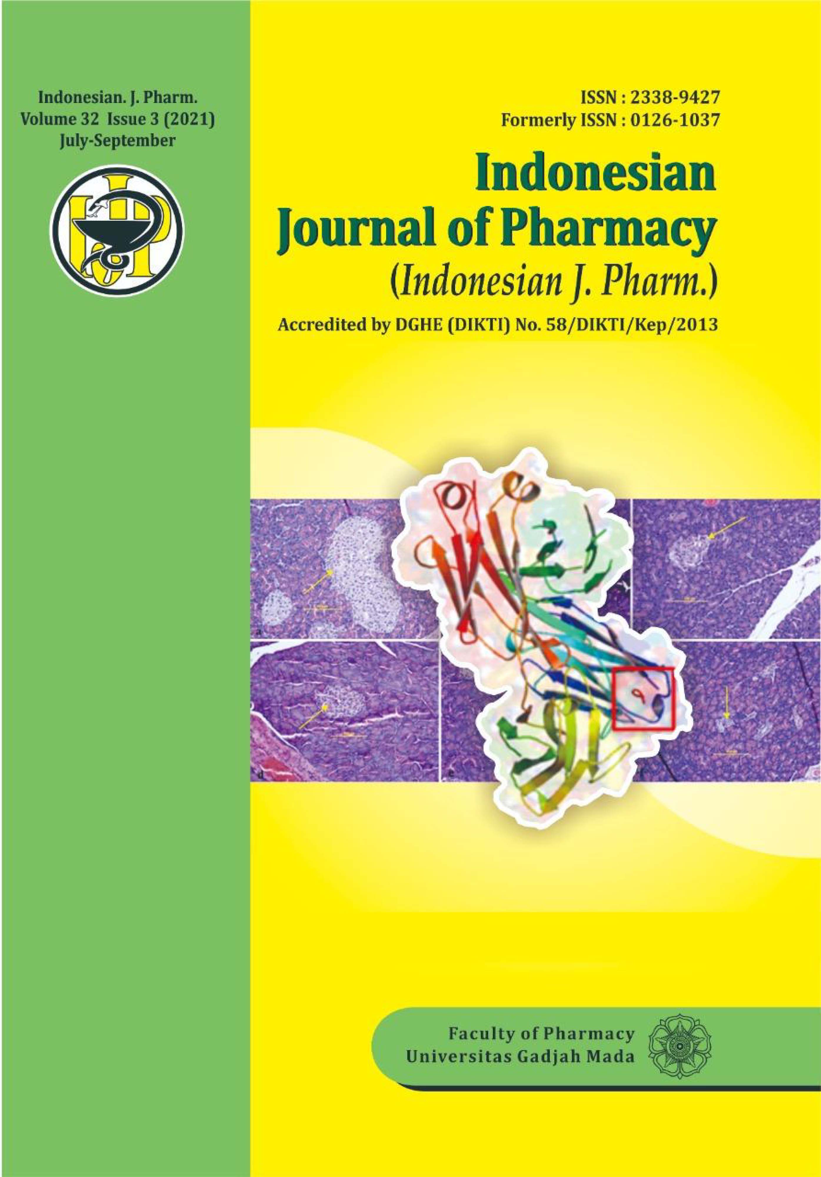 Journal of Pharmacy Indonesia (Indonesia J.Pharm) Vol. 32 No. 3 July-September Tahun 2021