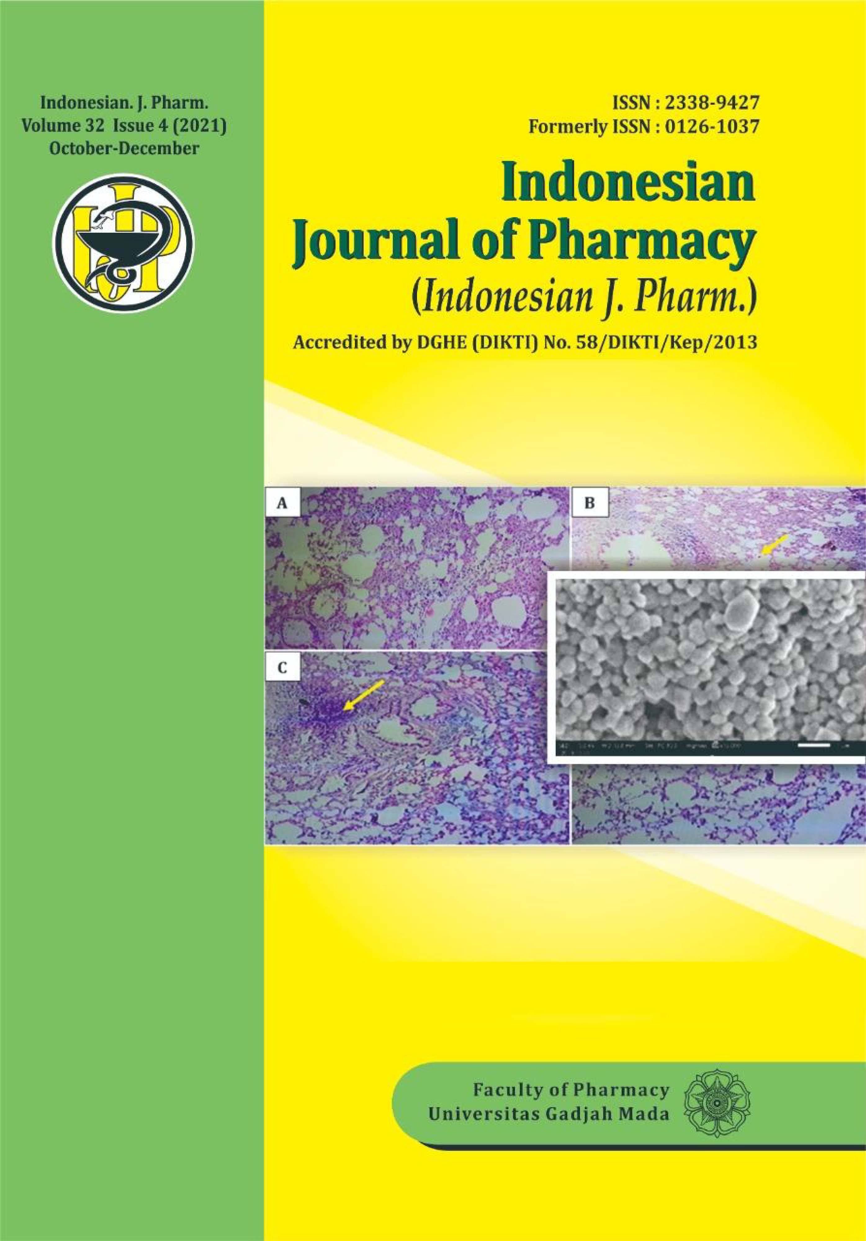 Journal of Pharmacy Indonesia (Indonesia J.Pharm) Vol. 32 No. 4 October-Desember Tahun 2021