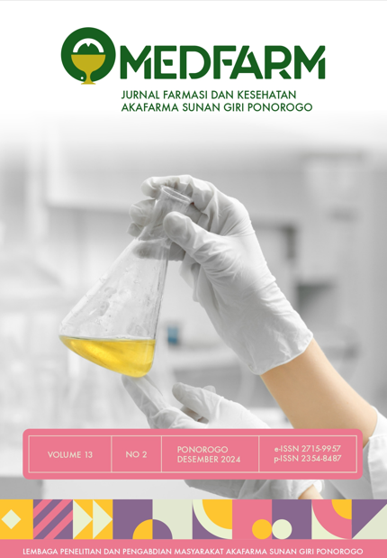 MEDFARM JURNAL FARMASI: Analisis Berat Badan Mencit (Mus musculus) Kondisi Hiperglikemik yang Diberikan Sediaan Oral dan Gel Ekstrak Buah Okra (Abelmoschus esculentus L. Moench)
