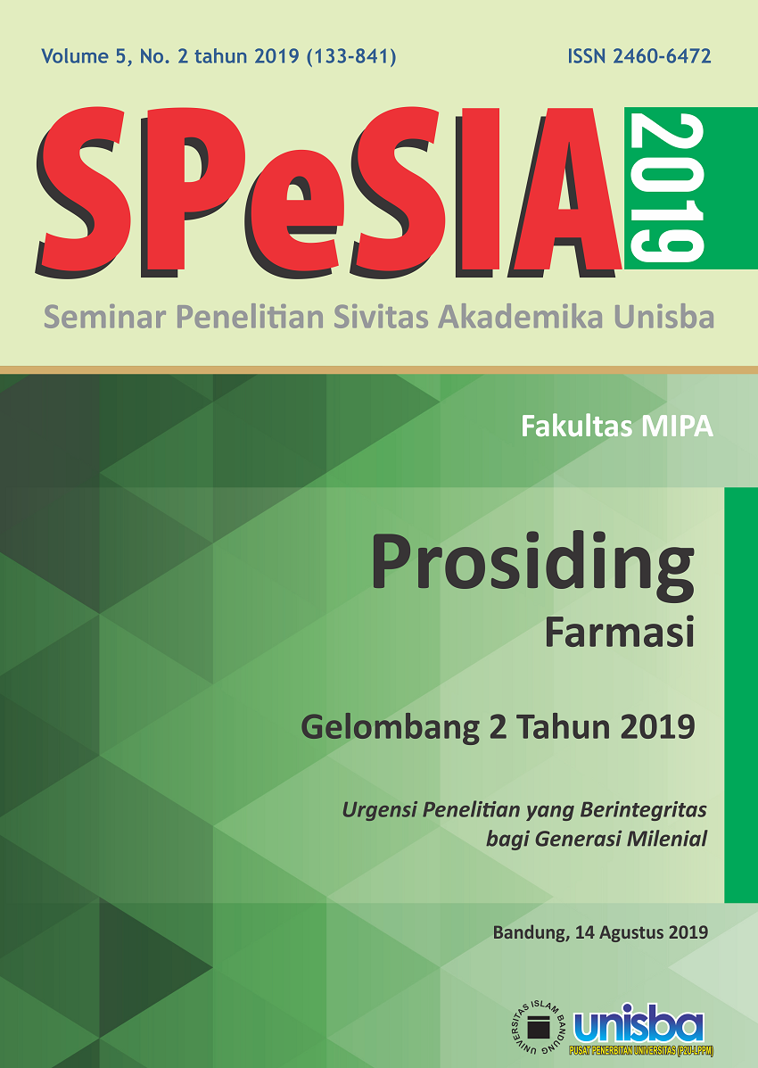 Prosiding Farmasi Gelombang 2 Tahun 2019 Vol. 5 No. 2