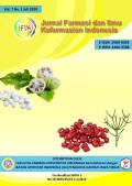 Jurnal Farmasi dan Ilmu Kefarmasian Indonesia Vol. 7 No.1 Juli 2020 Terakreditasi Sinta 2