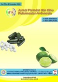 Jurnal Farmasi dan Ilmu Kefarmasian Indonesia Vol. 7 No.2 Juli 2020 Terakreditasi Sinta 2