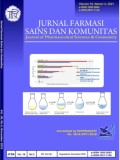 Jurnal Farmasi Sains dan Komunikasi Vol.18 No.2 2021 Terakreditasi Sinta 2