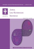 Jurnal Ilmu Kefarmasian Indonesia Vol.18 No.1 2020 Terakreditasi Sinta 2