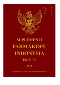 Suplemen II Farmakope Indonesia VI