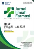 Jurnal Ilmiah Farmasi Vol.18 No. 1 Januari - Juli 2022 Terakreditasi Sinta 3