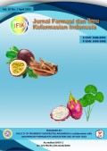 Jurnal Farmasi dan Ilmu Kefarmasian Indonesia Vol. 10 No.1 April 2023 Terakreditasi Sinta 2
