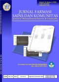 Jurnal Farmasi Sains dan Komunikasi Vol.19 No.2 2022 Terakreditasi Sinta 2