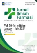 Jurnal Ilmiah Farmasi Vol.20 No. 1 Januari - Juli 2024 Terakreditasi Sinta 3