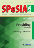 Prosiding Farmasi Gelombang 2 Tahun 2021 Vol. 7 No. 2