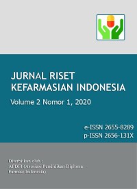 Image of Jurnal Riset Kefarmasian Indonesia Vol. 2 Nomor 1 2020