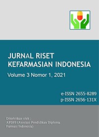 Image of Jurnal Riset Kefarmasian Indonesia Vol. 3 Nomor 1 2021