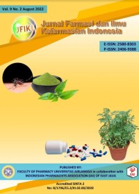 Image of Jurnal Farmasi dan Ilmu Kefarmasian Indonesia Vol. 9 No.2 Agustus 2022